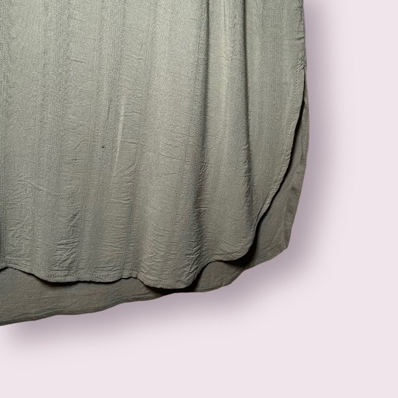 Maeve By Anthropology Olive Green V-Neck Tank Womens Size Small - Picture 3 of 7